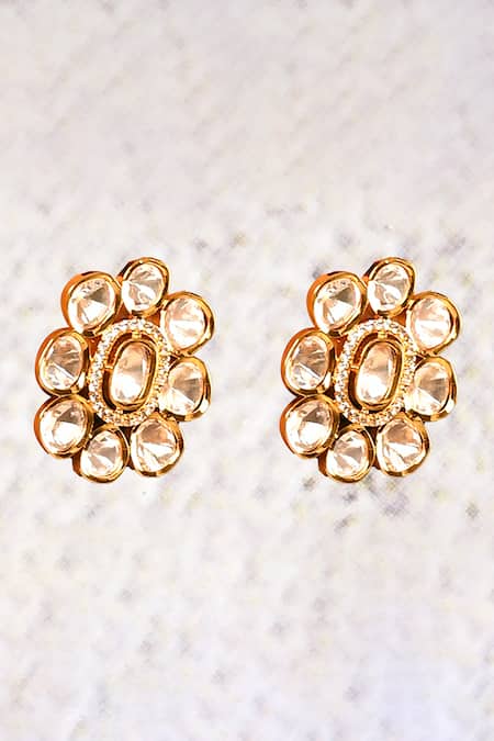 Minaki Kundan Polki Necklace Set 