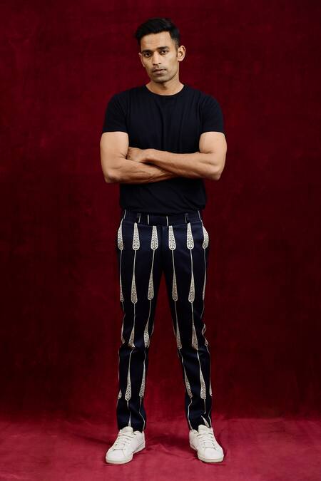 ✓ Boho Style High Waist Black Cotton Pants for Men | Sustanaible  Fashion【Wynwood Tribe】 – wynwoodtribe