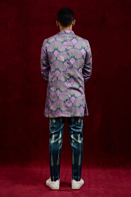 Gaurav Katta Carnation Hand Painted Blazer 