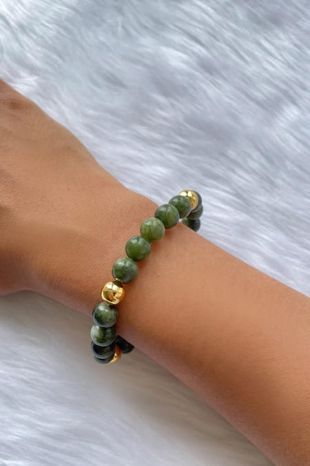 Natural Green Aventurine Unisex Stone Bracelet ( 8mm Beads Size, Free Size  ) at Rs 180/piece | Anand | ID: 24199710530