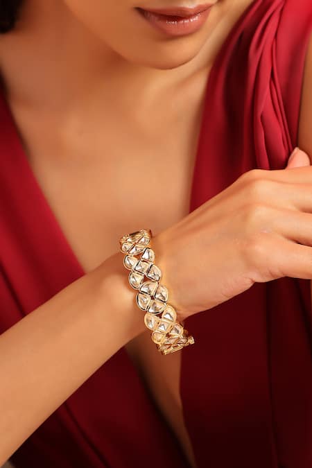 Buy 14KT Rose Gold Stylish Bracelet Online | ORRA