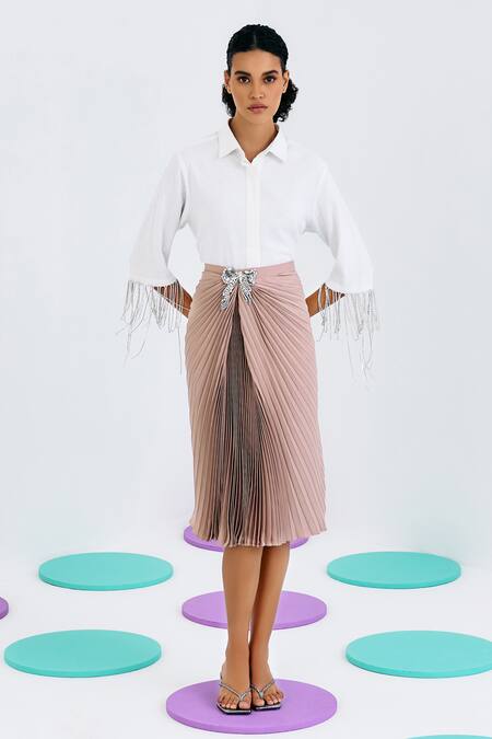 Pleats by Aruni Pleated & Draped Skirt 