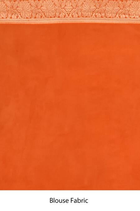 Samyukta Singhania_Purple Chiffon, Georgette Embroidery Botanical Pattern Saree With Running Blouse _Online_at_Aza_Fashions