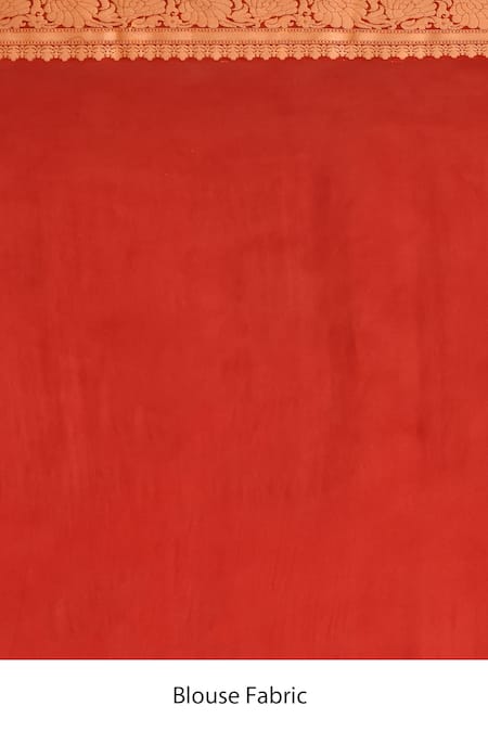 Samyukta Singhania_Off White Chiffon, Georgette Embroidery Bloom Pattern Saree With Running Blouse _Online_at_Aza_Fashions