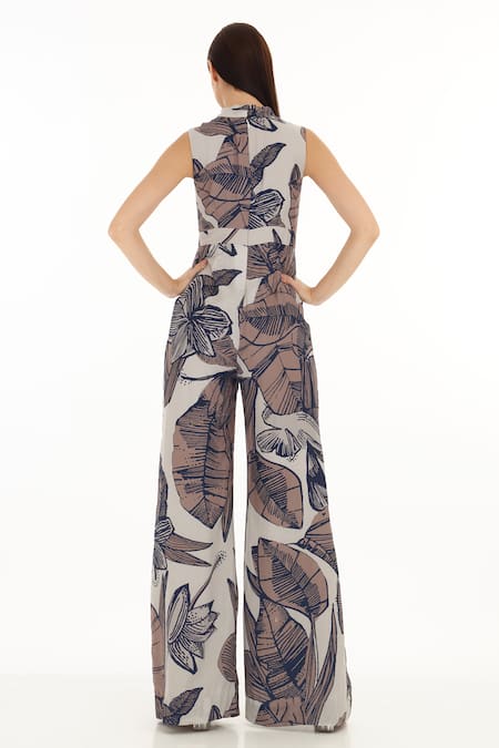 Koai Blossom Pattern Jumpsuit 