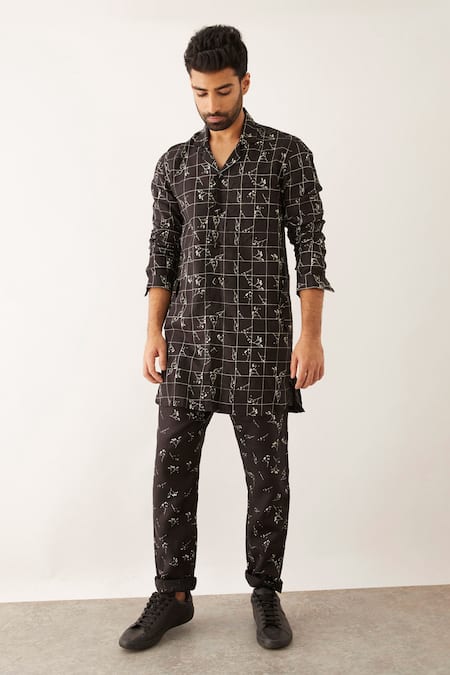 Son of A Noble Snob Olfa Printed Kurta & Trouser Set 