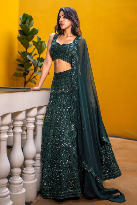 Freshta Fashion's Chikankari Lehenga Set