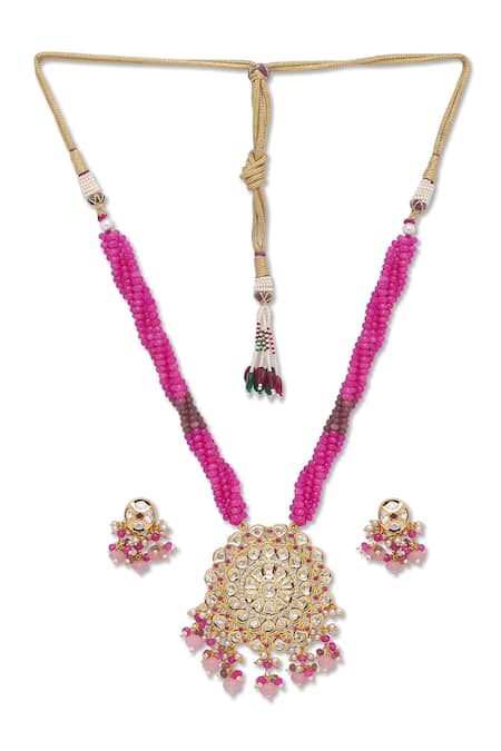 Hrisha Kundan Necklace Set 