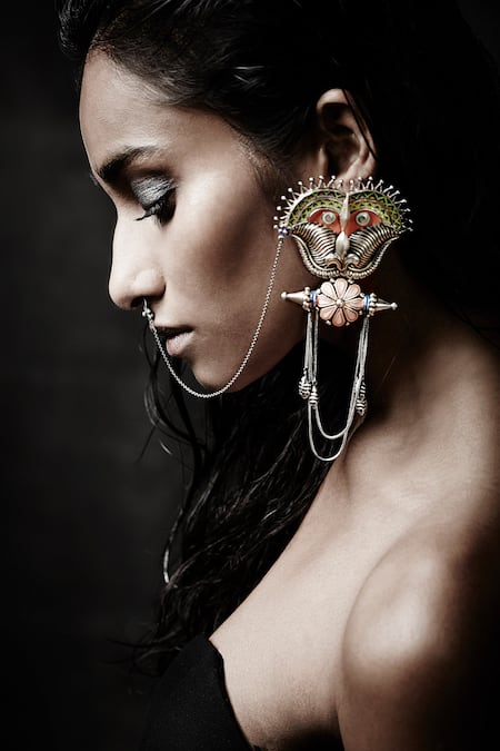 Tribe Amrapali Kirti Mukha Earrings 
