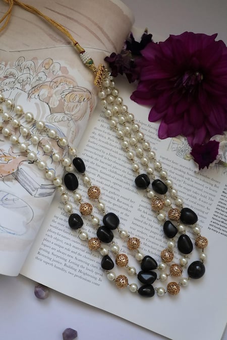 Paisley Pop Layered Contemporary Necklace 