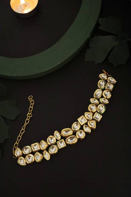 Paisley Pop Kundan bracelet 