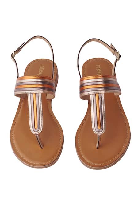 Nine By Janine Zohra Leather Block Heels 