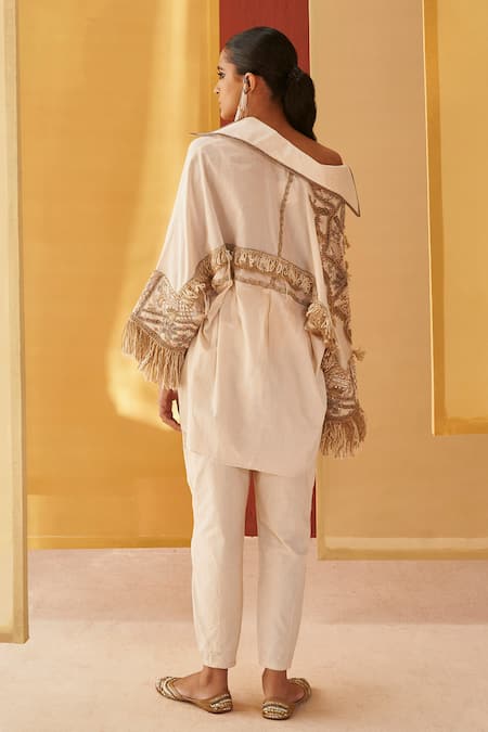 Priyanka Singh Cotton Shirt & Pant Set 