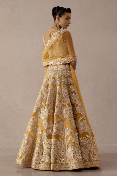 Varun Nidhika Floral Embroidered Lehenga Set 