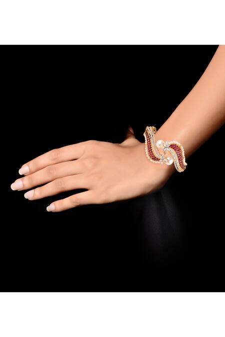 Tsara Red Stone Crystal Bracelet