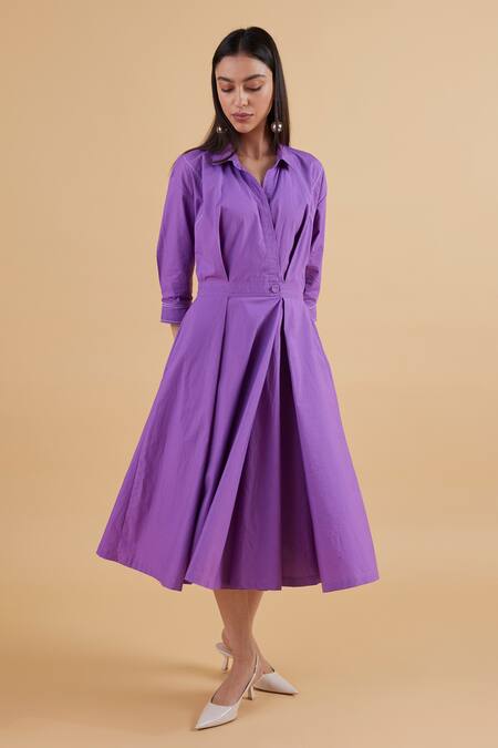 Poplin hotsell wrap dress