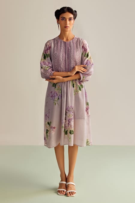 Kalista Amie Floral Print Dress 