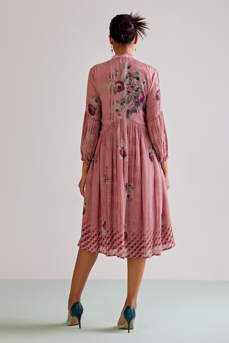 Kalista Inara Floral Pattern Dress 