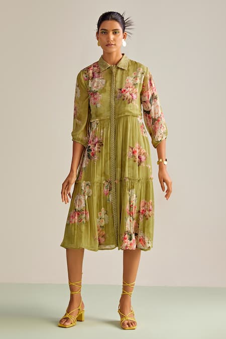 Kalista Sophie Floral Print Dress 