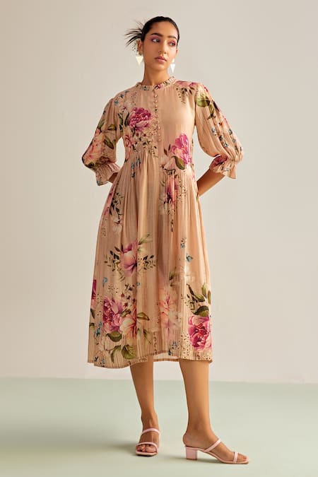 Kalista Evaa Floral Print Dress 