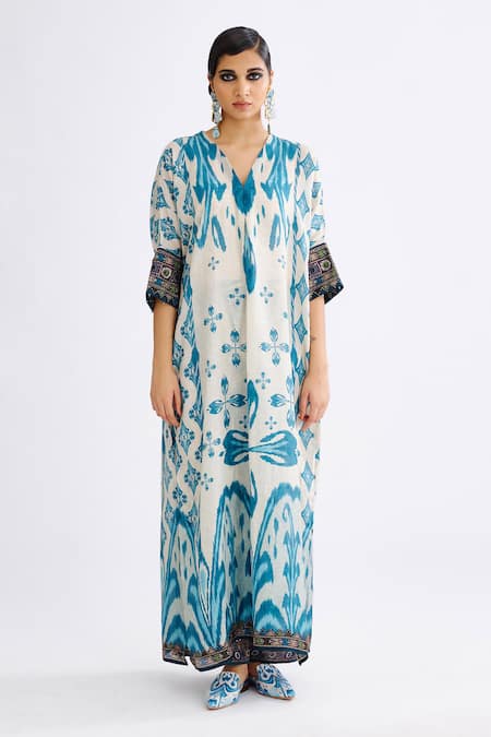 Rajdeep Ranawat Banera Printed Kimono Tunic 