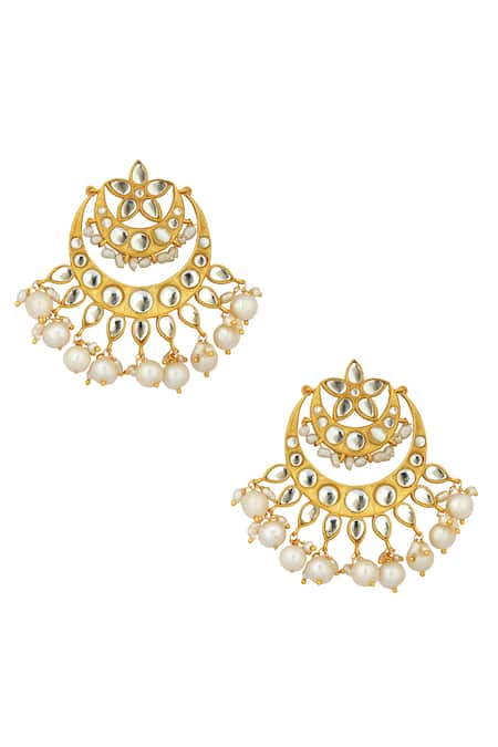 Zariin Resham Mirror Embellished Chandbaalis 