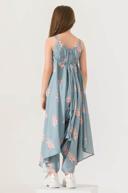 Pasha India Floral Work Palazzo Jumpsuit 