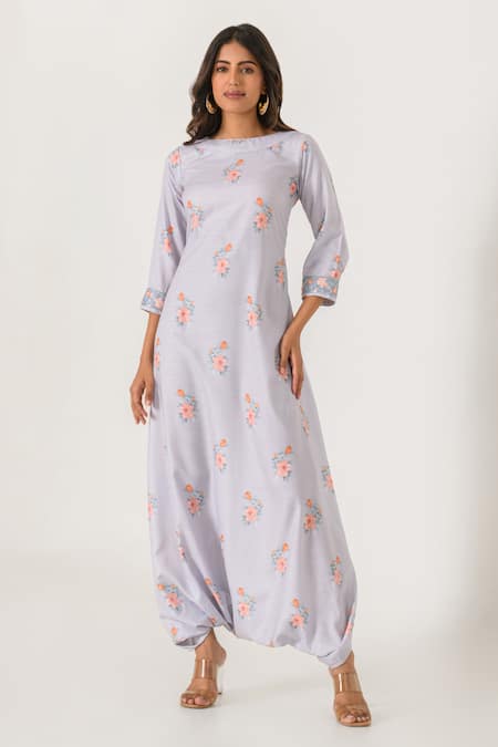 Pasha India Printed Dhoti Jumpsuit 