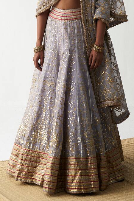 Buy Itrh Purple Lurex, Lace Gota Patti, Embroidery Floral Pattern Bridal Lehenga Set Online at Aza Fashions Buy_Itrh_Purple Lurex, Lace Gota Patti, Embroidery Floral Pattern Bridal Lehenga Set _Online_at_Aza_Fashions