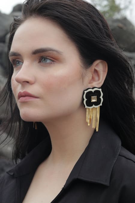 The YV Brand by Yashvi Vanani The Brookcress Dangler Earrings 