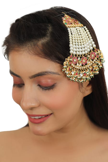 Riana Jewellery Floral Carved Passa 