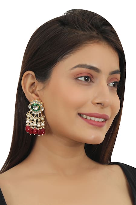 Riana Jewellery Bead Drop Dangler Earrings 