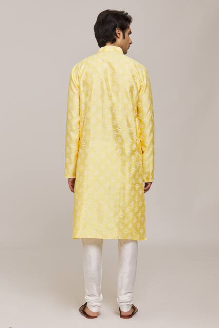 Arihant Rai Sinha Botanical Print Kurta Set 