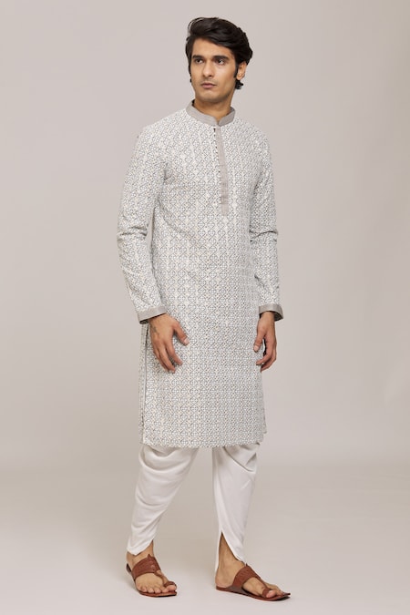 Arihant Rai Sinha Full Sleeve Thread Embroidered Kurta Set 