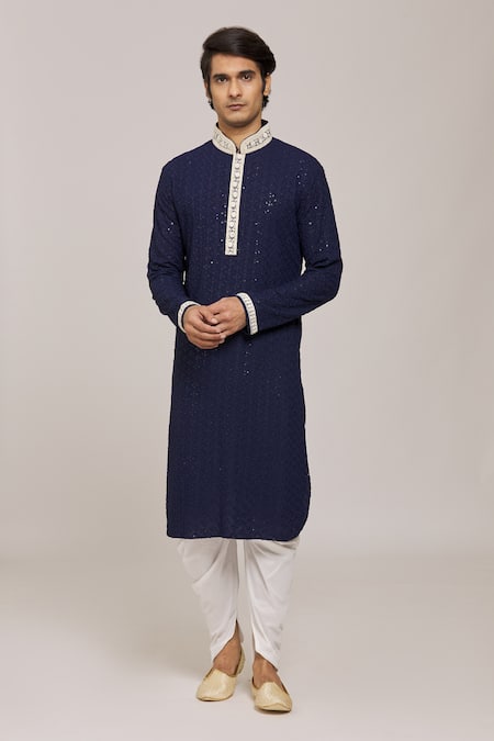 Arihant Rai Sinha Sequin & Thread Embroidered Kurta Set 