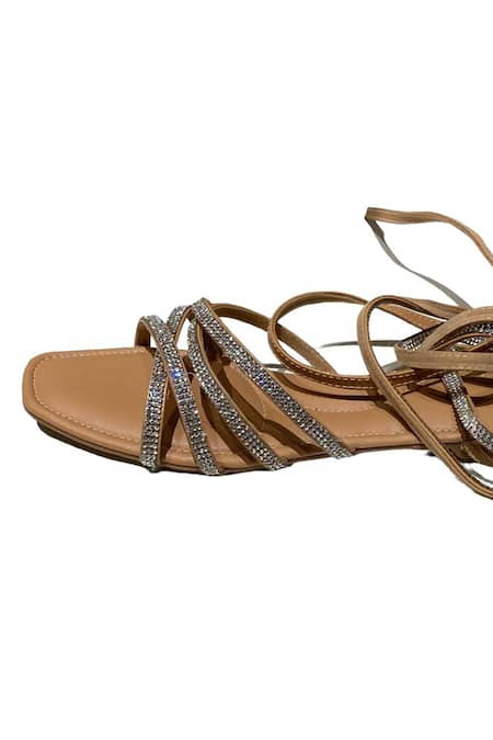 Strappy discount diamond sandals