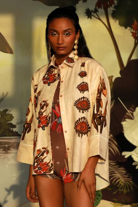 Ekastories Cotton Impressive Printed Shirt 