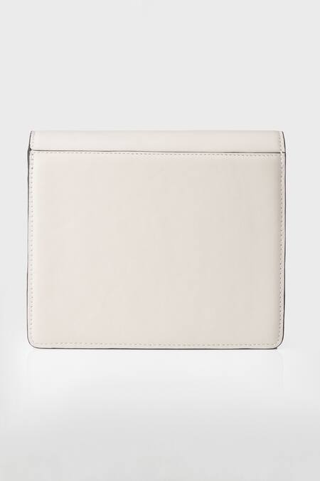 Adisee Ivory Diana Leather Mini Bag Online at Aza Fashions Adisee_Ivory Diana Leather Mini Bag_Online_at_Aza_Fashions
