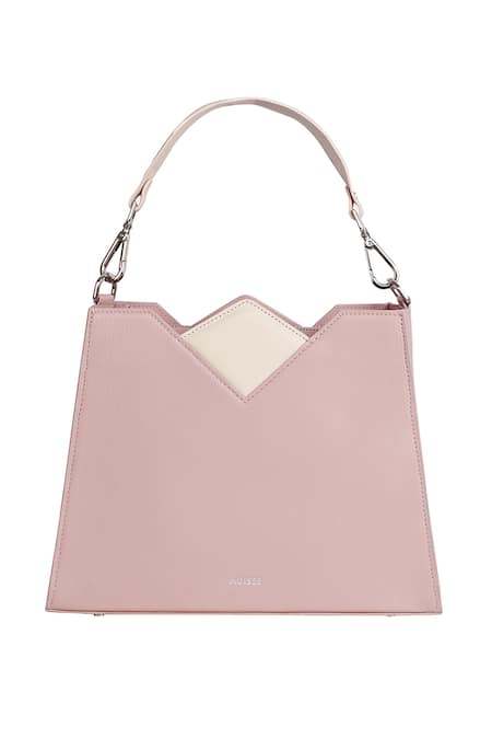 Shop Adisee Pink Olivia Structured Pastel Leather Bag Online at Aza Fashions Shop_Adisee_Pink Olivia Structured Pastel Leather Bag_Online_at_Aza_Fashions