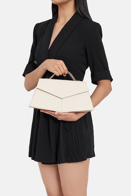 Adisee_Ivory Fiona Handcrafted Bag_at_Aza_Fashions