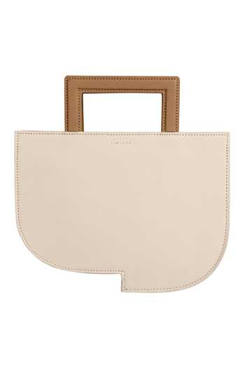 Adisee Ivory Donna Structured Leather Bag Online at Aza Fashions Adisee_Ivory Donna Structured Leather Bag_Online_at_Aza_Fashions