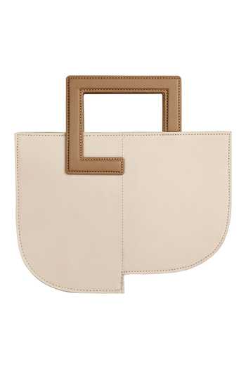 Buy Adisee Ivory Donna Structured Leather Bag Online at Aza Fashions Buy_Adisee_Ivory Donna Structured Leather Bag_Online_at_Aza_Fashions
