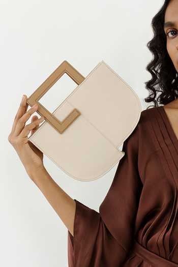 Shop Adisee Ivory Donna Structured Leather Bag Online at Aza Fashions Shop_Adisee_Ivory Donna Structured Leather Bag_Online_at_Aza_Fashions