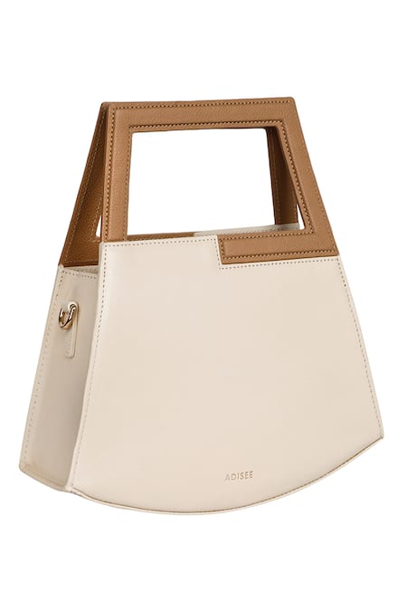 Adisee Jil Geometric Structured Leather Bag 