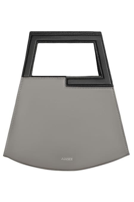 Adisee Jil Leather Geometric Structured Bag 