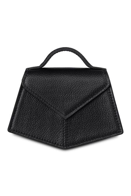 Adisee_Black Fiona Piccola Miniature Bag _Online_at_Aza_Fashions