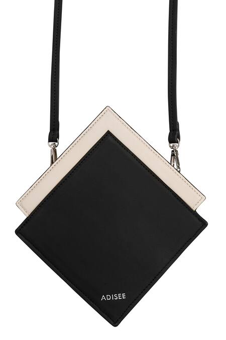 Buy_Adisee_Black Cami Geometric Bag _Online_at_Aza_Fashions