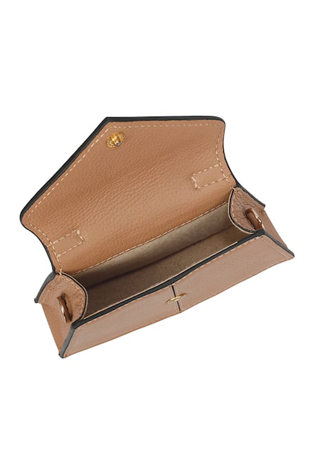 Adisee_Beige Fiona Piccola Miniature Leather Bag _Online_at_Aza_Fashions
