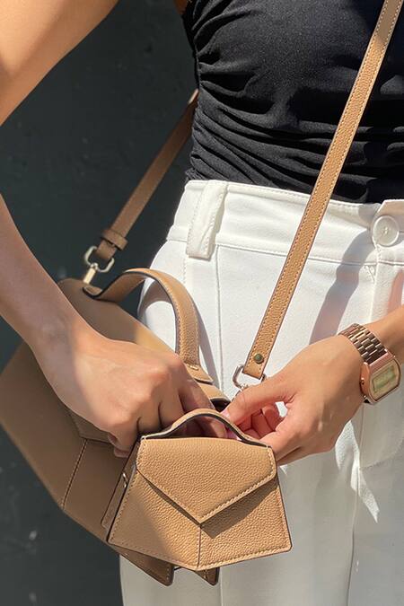 Shop_Adisee_Beige Fiona Piccola Miniature Leather Bag _Online_at_Aza_Fashions