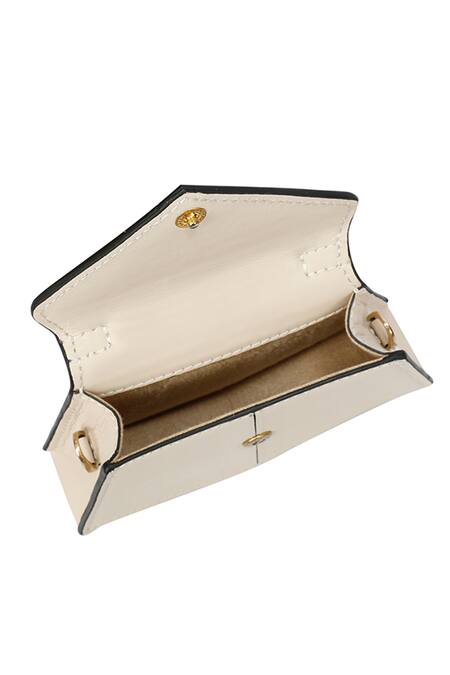 Buy_Adisee_Ivory Fiona Piccola Structured Miniature Bag _Online_at_Aza_Fashions